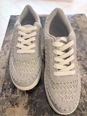 NWOT Oasis Society Textured Woven Parma Platform Sneaker - Size 8.5